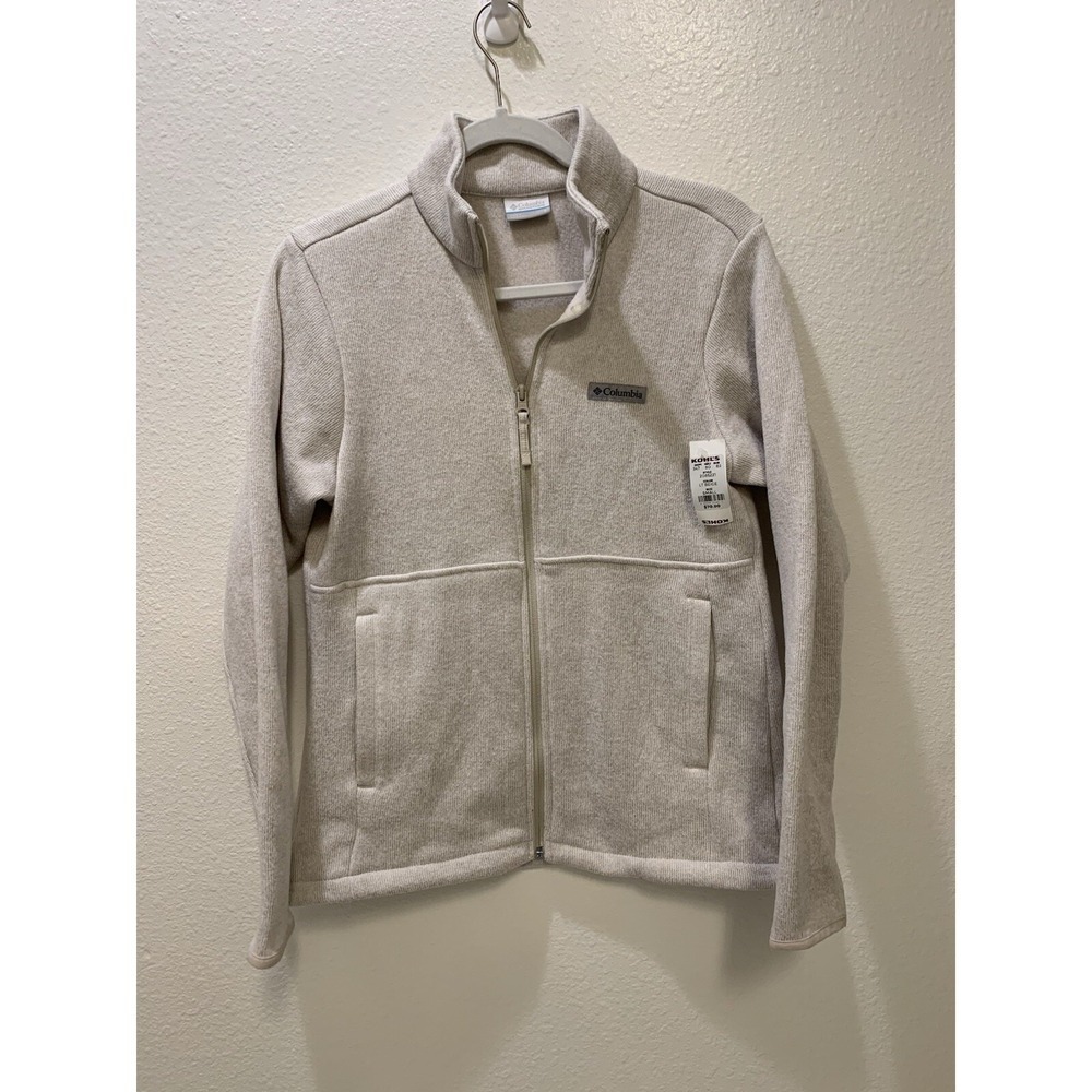 Columbia Softshell Jacket  Light Beige Size New MRSP $70